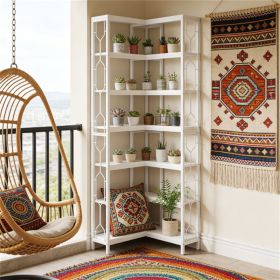 Corner bookshelves, display racks, and showcases save space and are suitable for small rooms