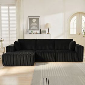 Modular Sectional Sofa, Cloud Sectional Couch with Deep Seat, Modern Modular L-Shape Sofa with Chaise