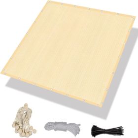 3'X6' Wheat HDPE Sun Shade Cloth (Option: defaulttitle)