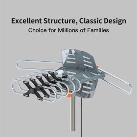 TA-102P 360 Degree UV Dual Band 28-36dB Outdoor Antenna With Black Bracket (Option: Outdoor antennas)